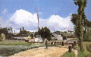 Camille Pissarro, Riparian scenery on